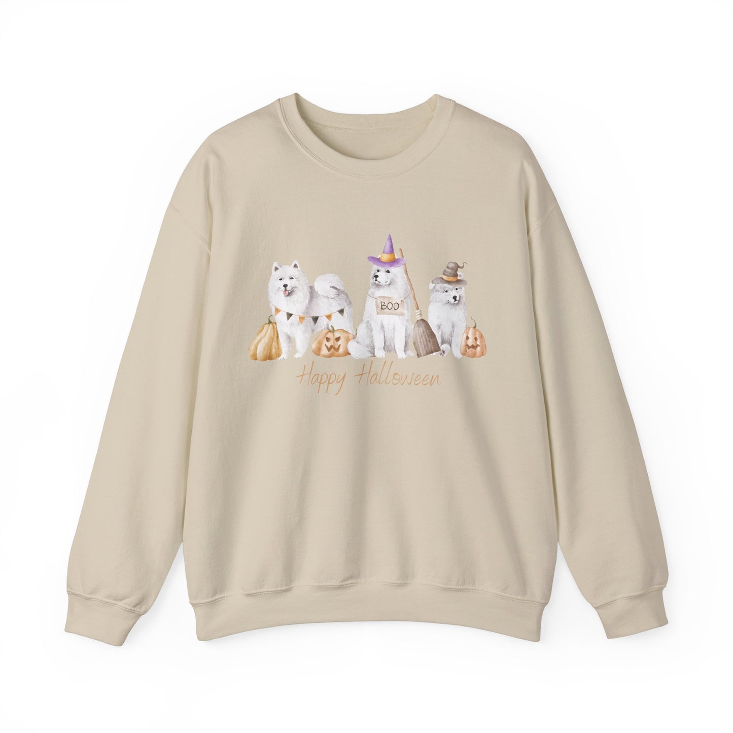 Samoyed Dog Halloween Unisex Heavy Blend Crewneck Sweatshirt