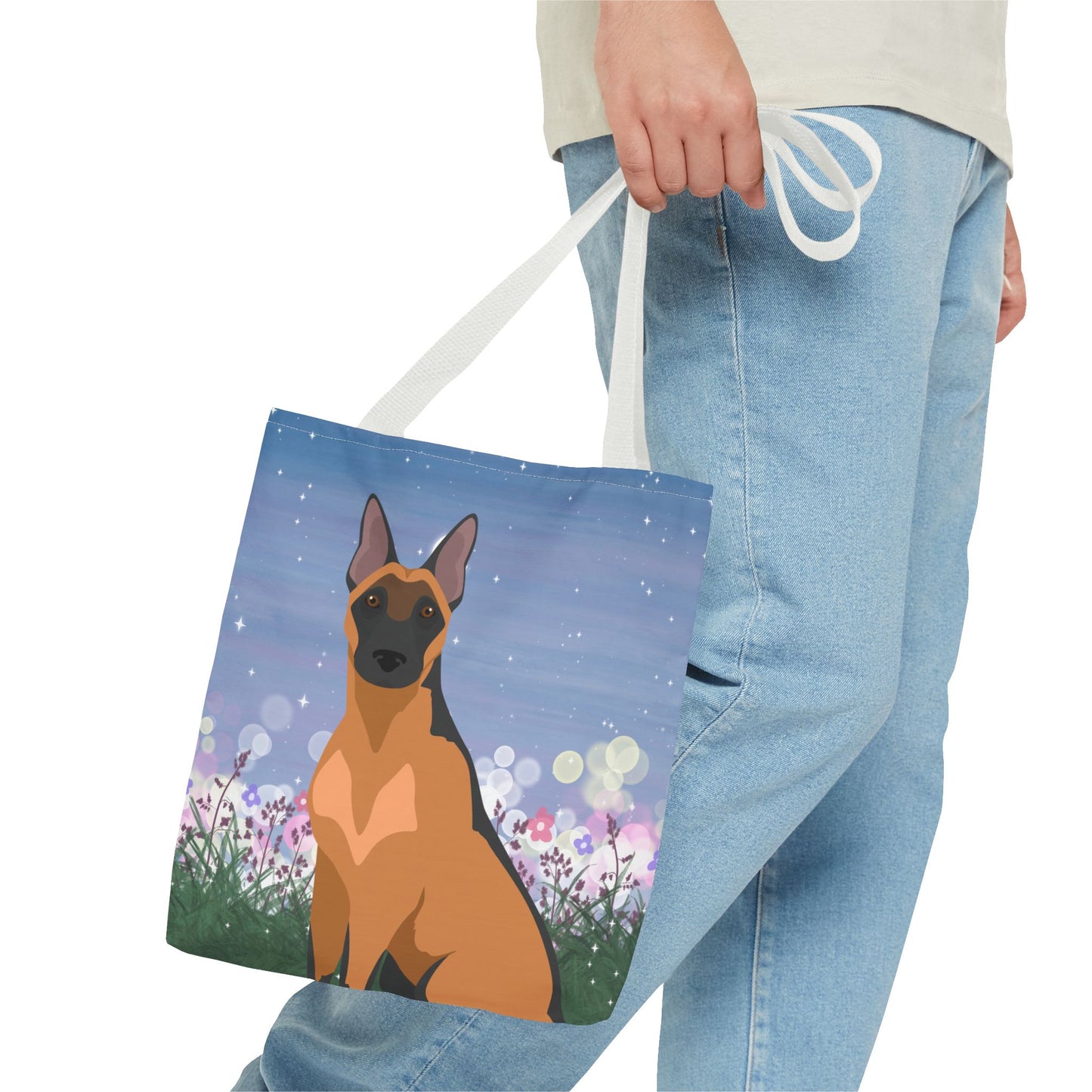 Belgian Malinois Dog Tote Bag 13x13