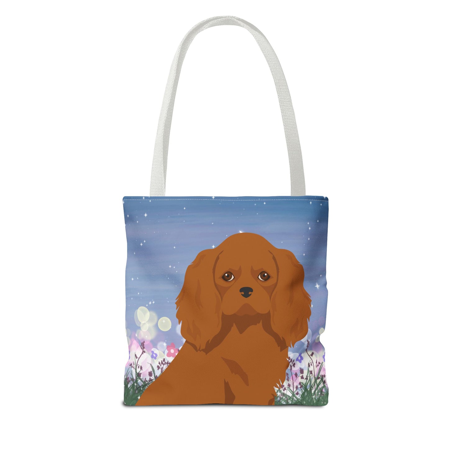 Cavalier King Charles Spaniel Dog Tote Bag 13x13