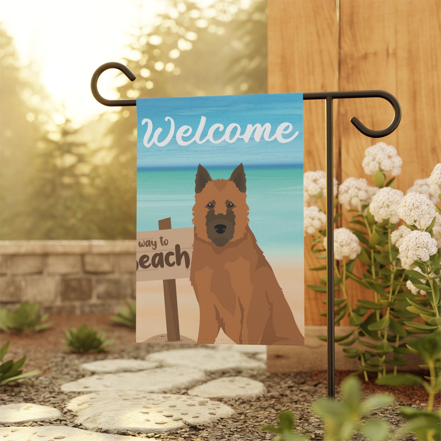 Belgian Laekenois Dog Garden Flag