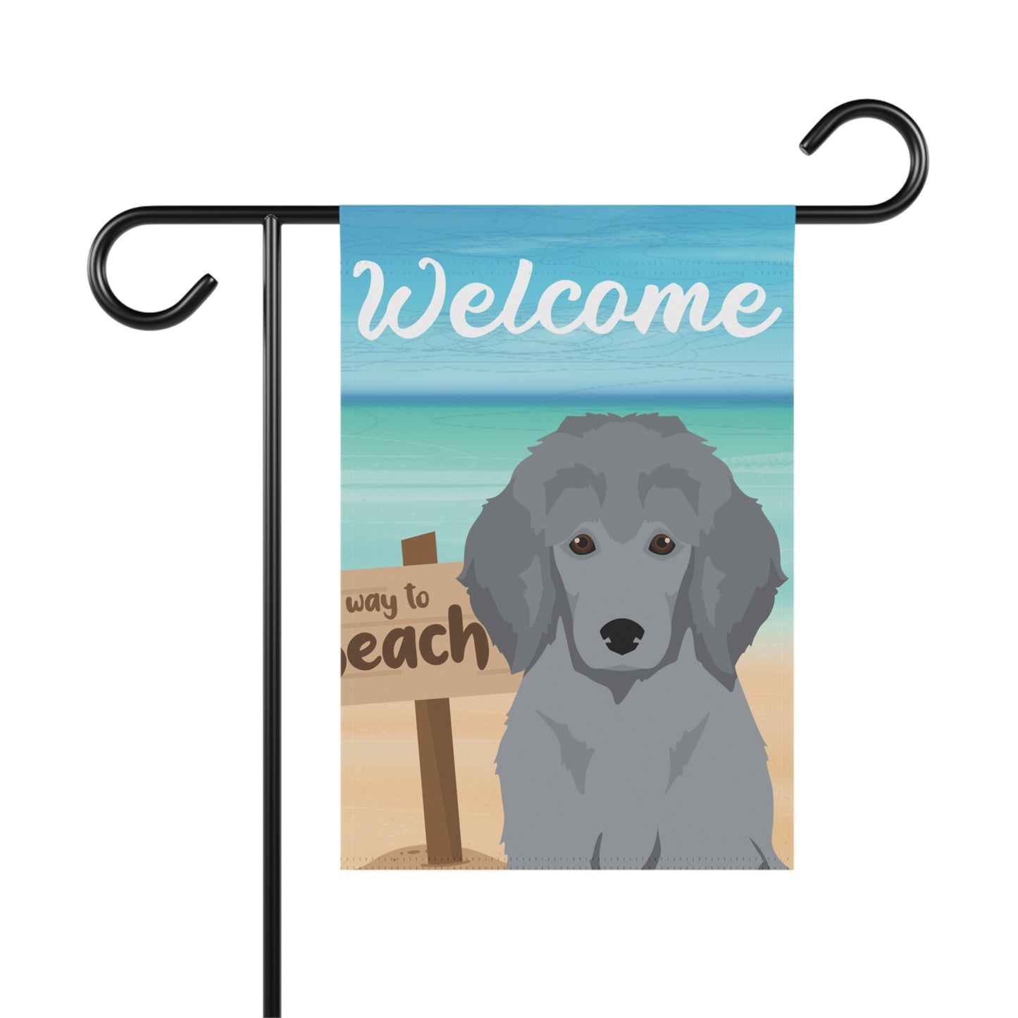 Poodle Dog Garden Flag