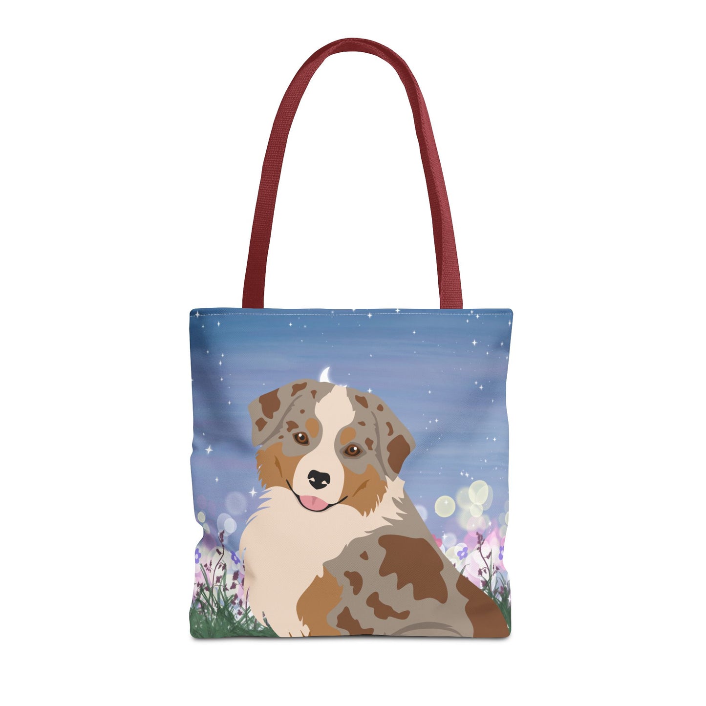 Miniature American Shepherd Dog Tote Bag 16x16