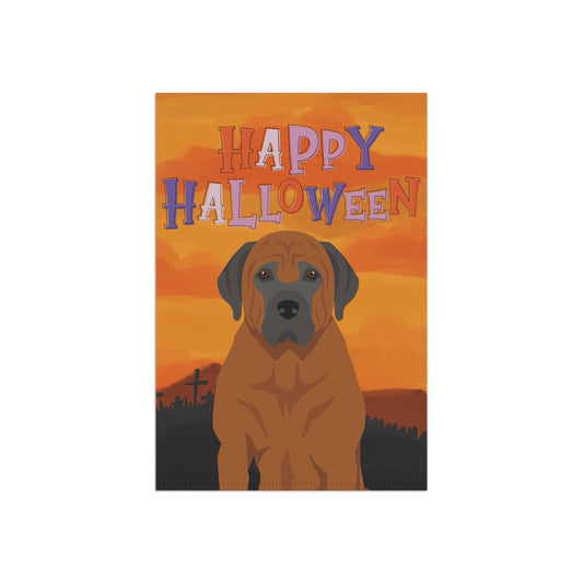 Tosa Inu Dog Halloween Garden Flag