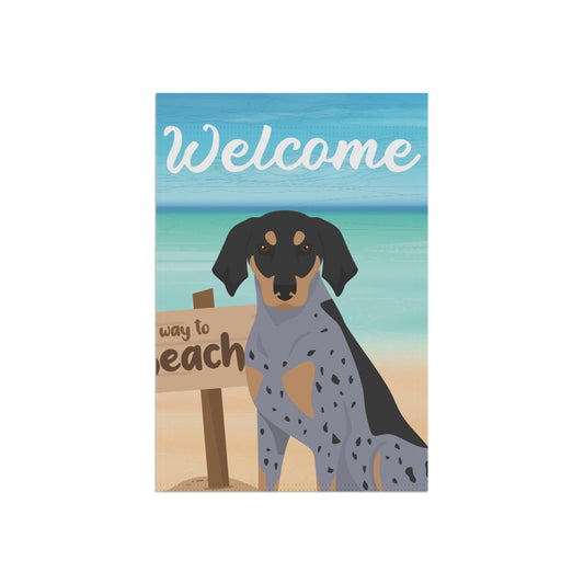 Bluetick Coonhound Dog Garden Flag