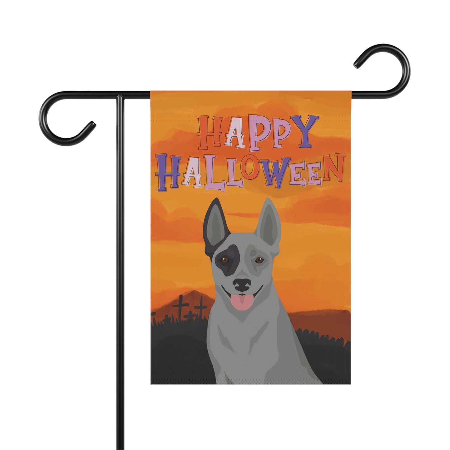 Australian Stumpy Tail Cattle Dog Dog Halloween Garden Flag