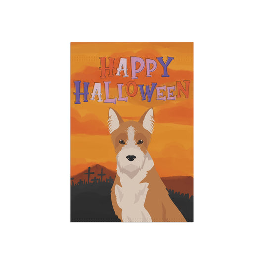 Portuguese podengo Dog Halloween Garden Flag