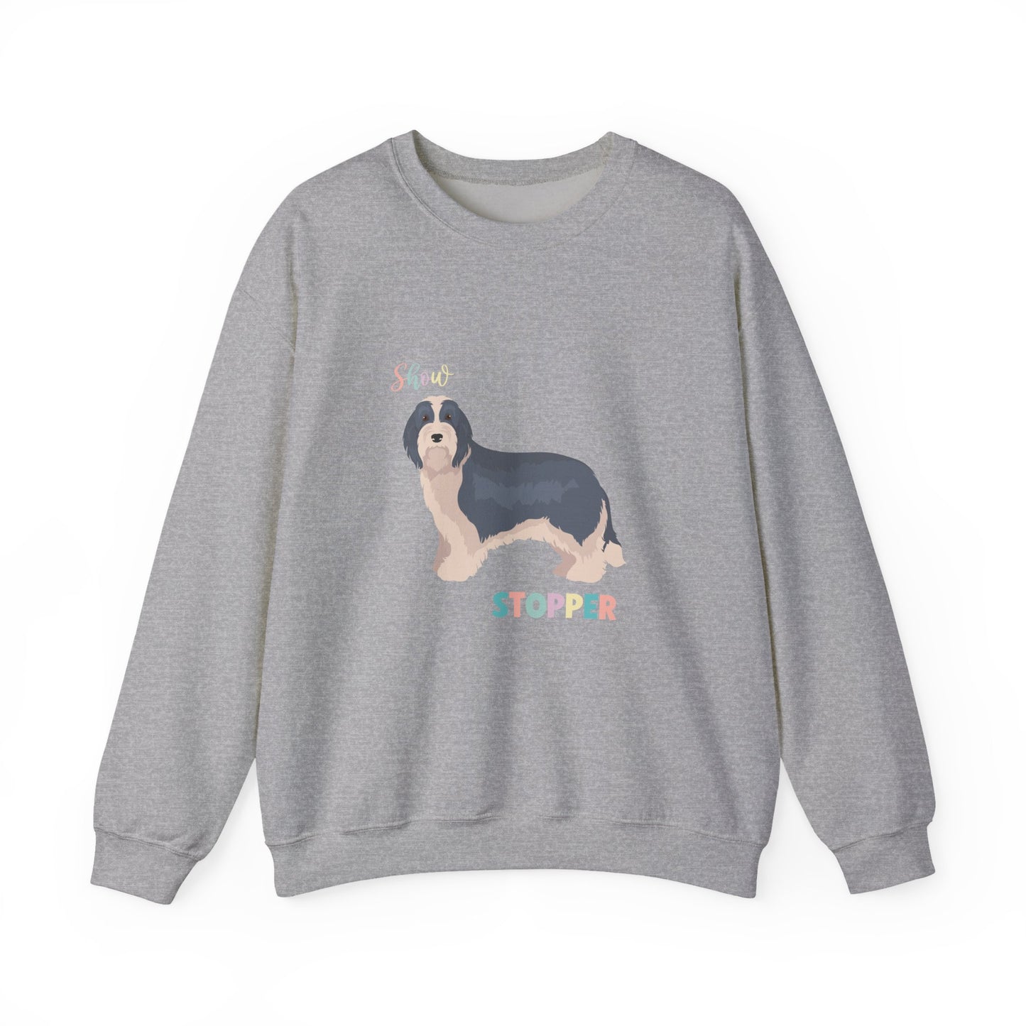 Bearded Collie Dog Unisex Heavy Blend Crewneck Sweatshirt