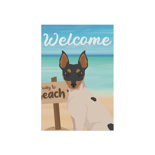 Toy Fox Terrier Dog Garden Flag