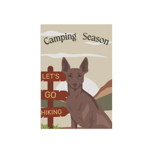 Peruvian Inca Orchid Dog Camping Garden Flag