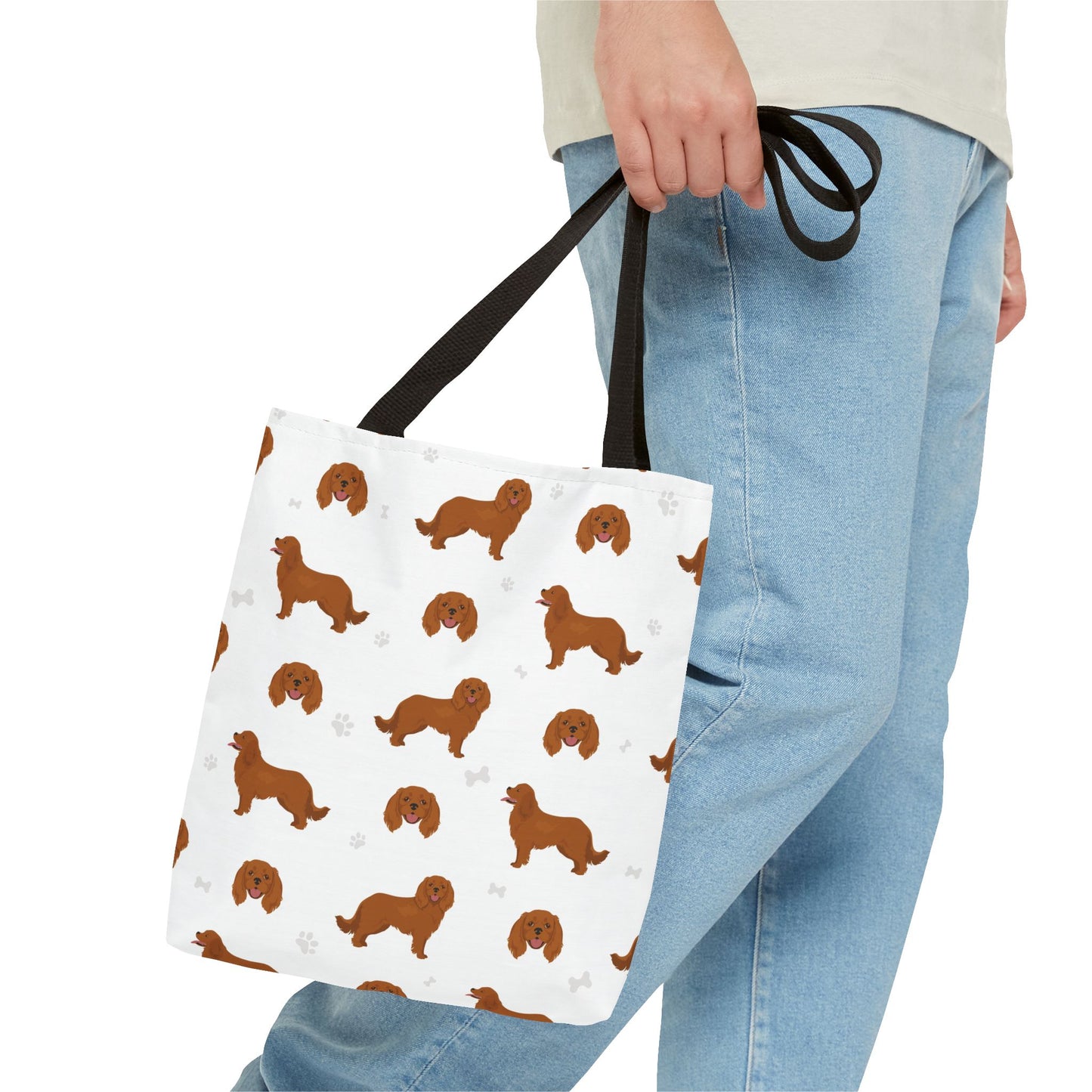 Cavalier King Charles Spaniel Dog Tote Bag