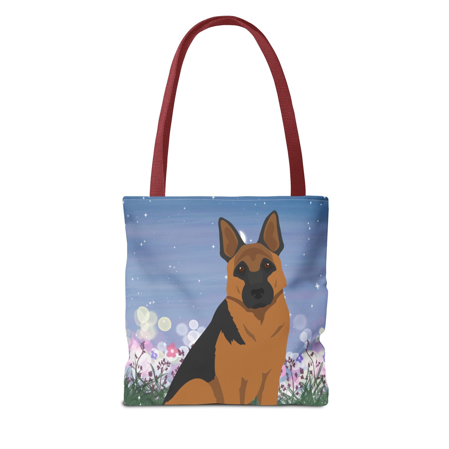 German Shepherd Dog Tote Bag 13x13