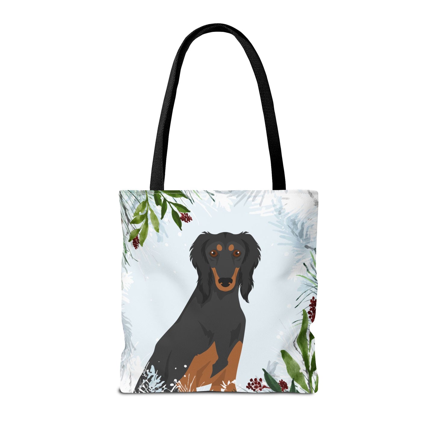 Saluki Dog Christmas Holiday Tote Bag 16x16