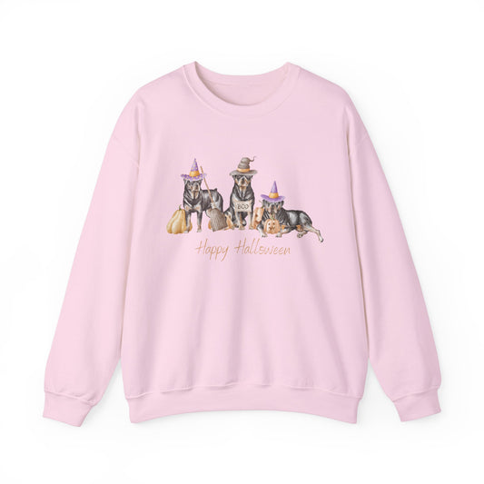 Rottweiler Dog Halloween Unisex Heavy Blend Crewneck Sweatshirt