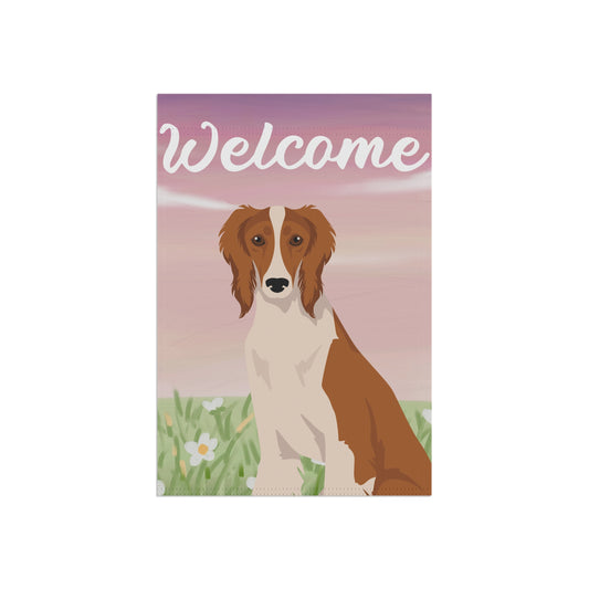Saluki Dog Welcome Garden Flag