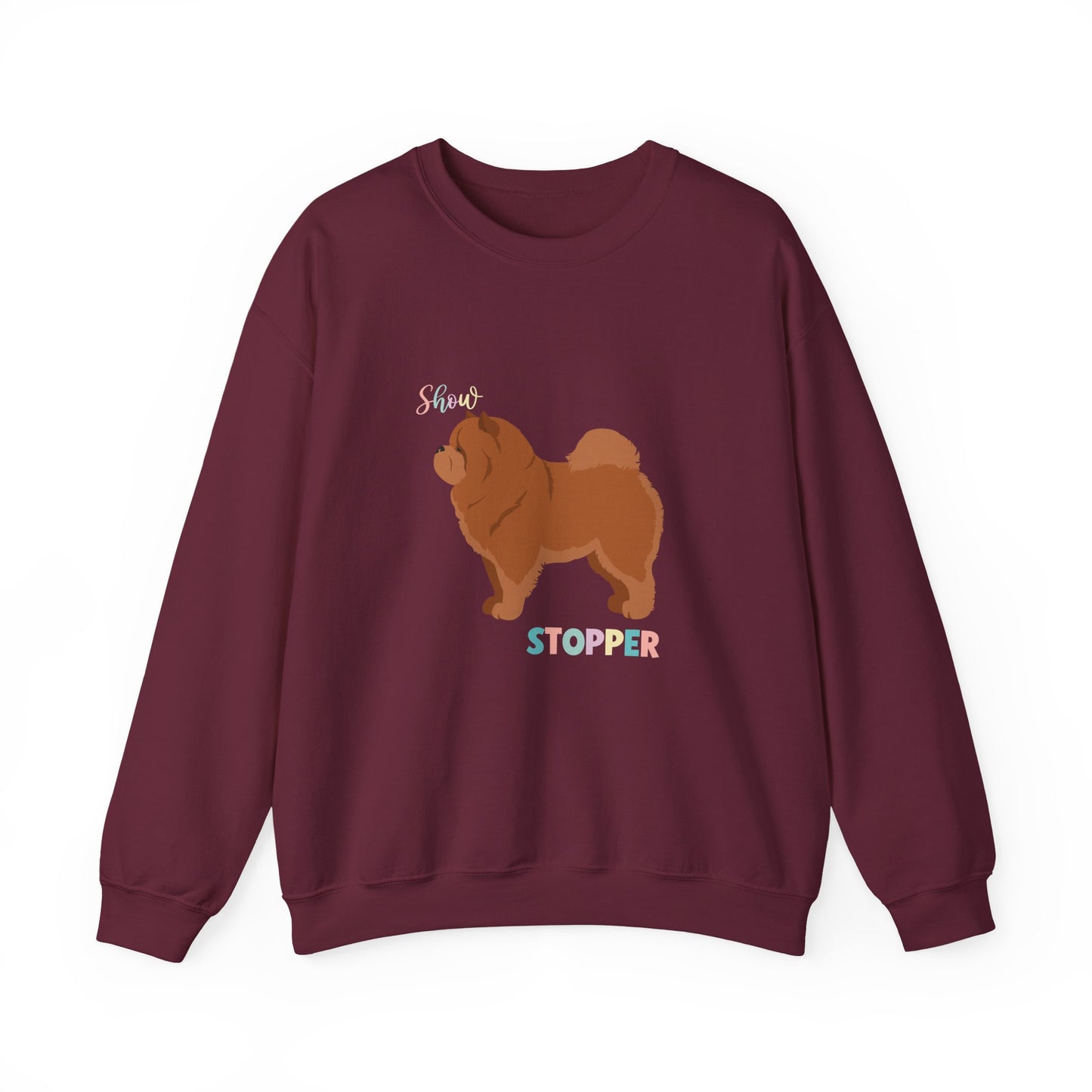 Chow Chow Dog Unisex Heavy Blend Crewneck Sweatshirt