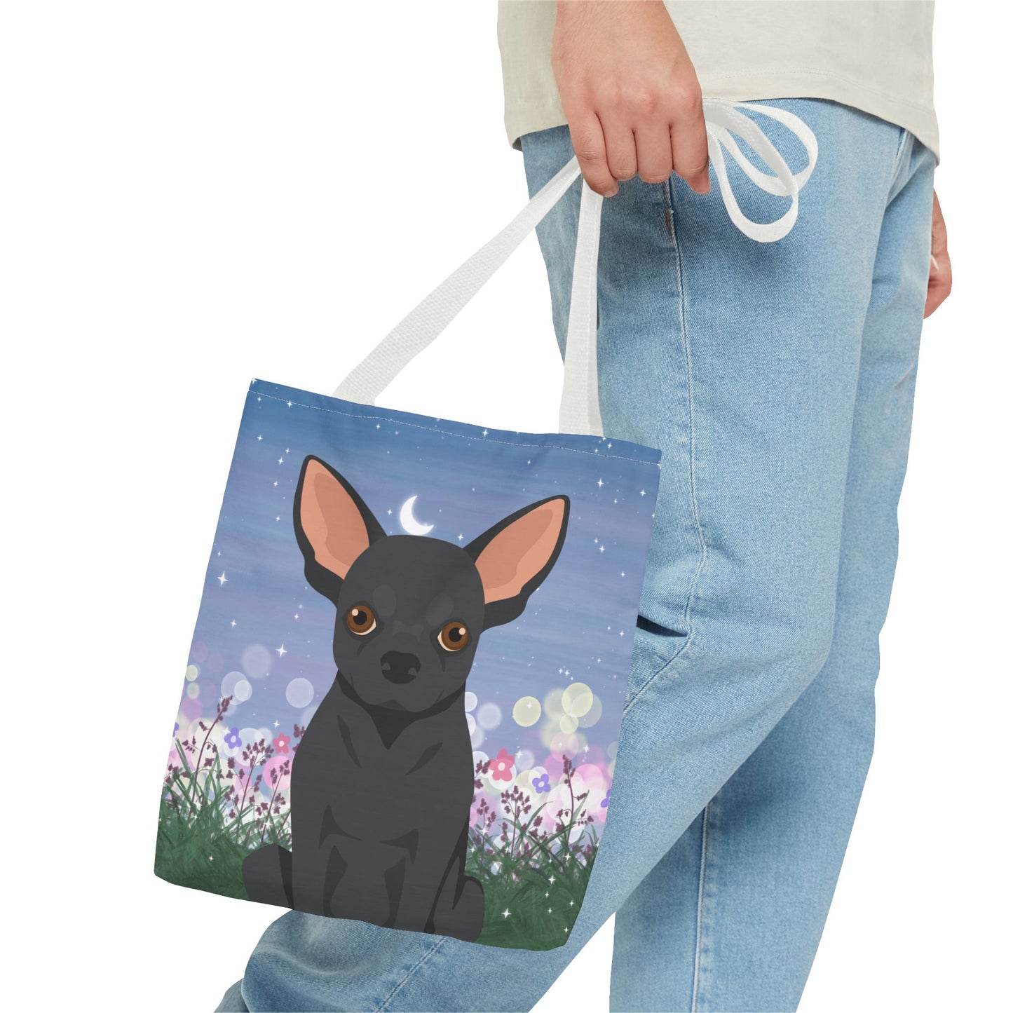 Chihuahua Dog Tote Bag 13x13