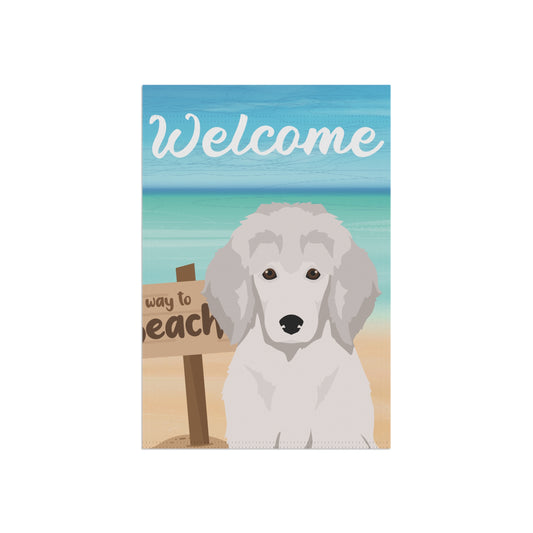 Poodle Dog Garden Flag