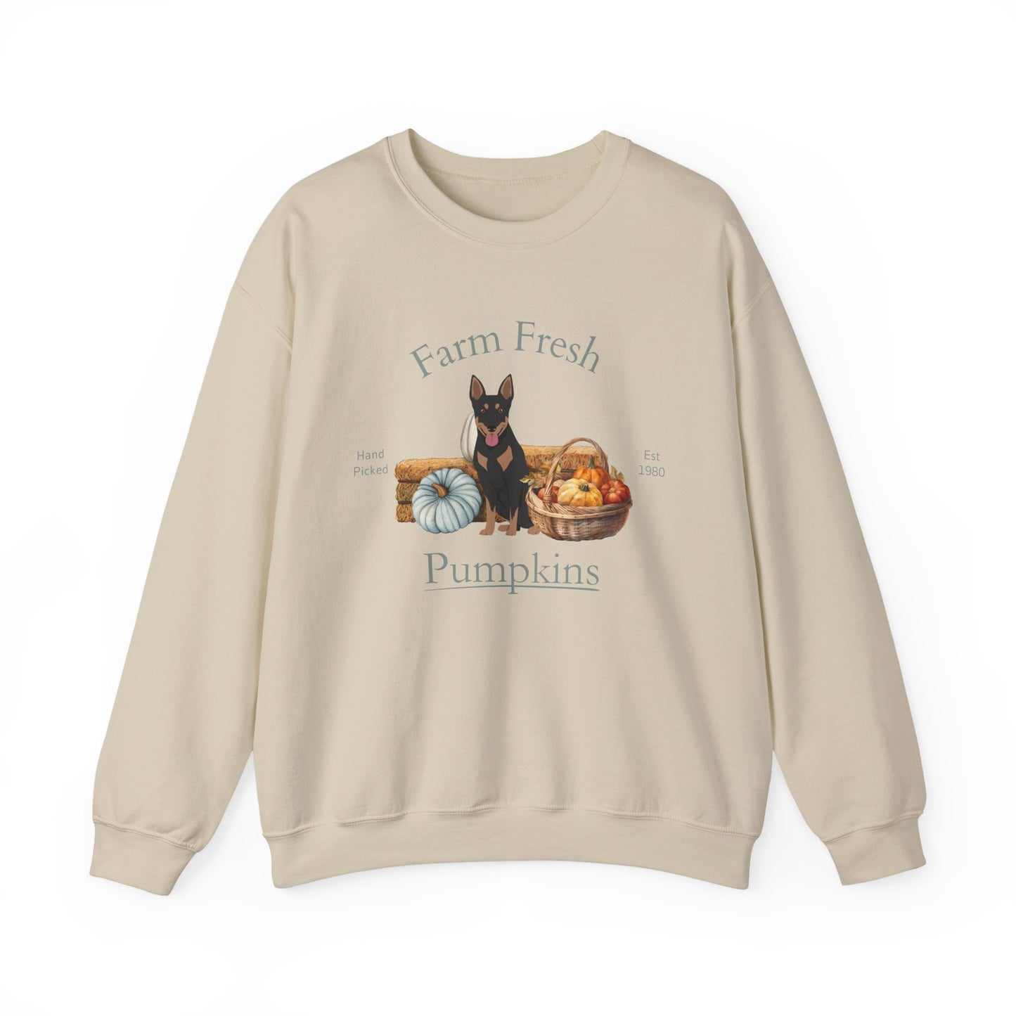 Australian Kelphie Dog Fall Farm Fresh Unisex Heavy Blend Crewneck Sweatshirt