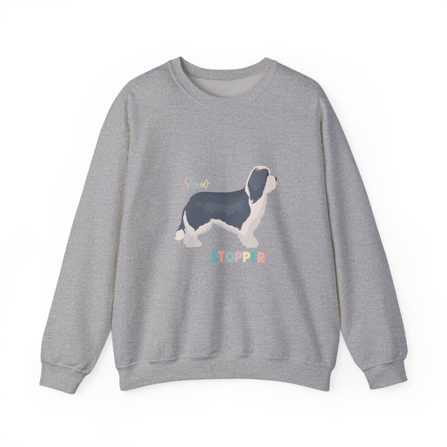 Bearded Collie Dog Unisex Heavy Blend Crewneck Sweatshirt
