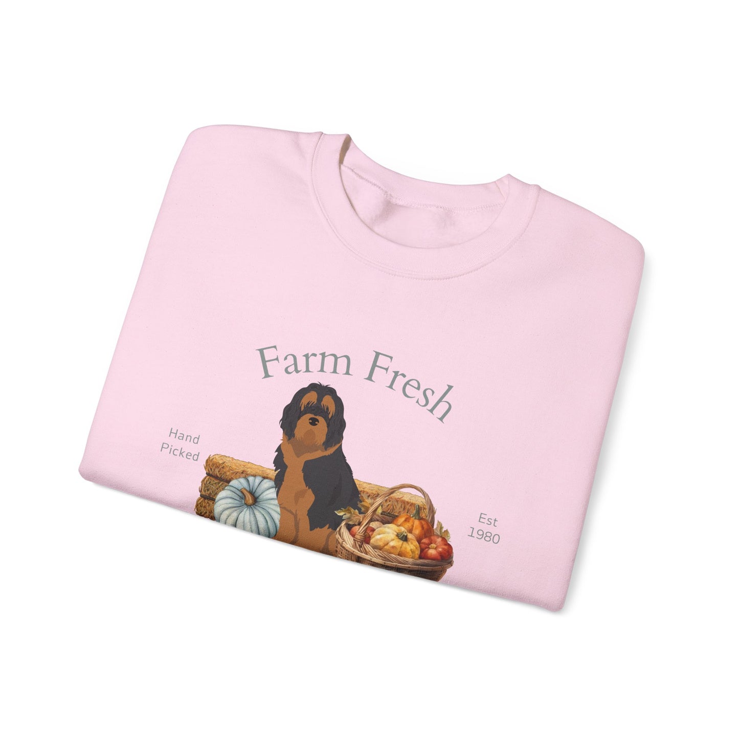 Otterhound Dog Fall Farm Fresh Unisex Heavy Blend Crewneck Sweatshirt