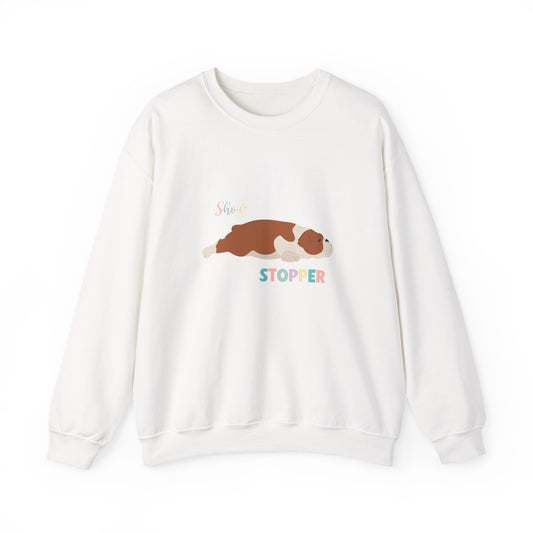 Bulldog Dog Unisex Heavy Blend Crewneck Sweatshirt