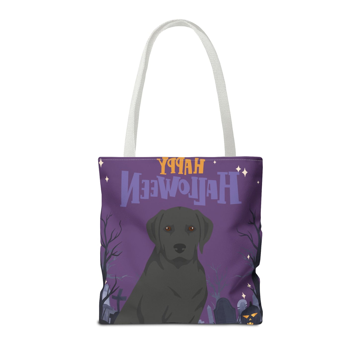 Labrador Retriever Dog Happy Halloween Tote Bag 16x16