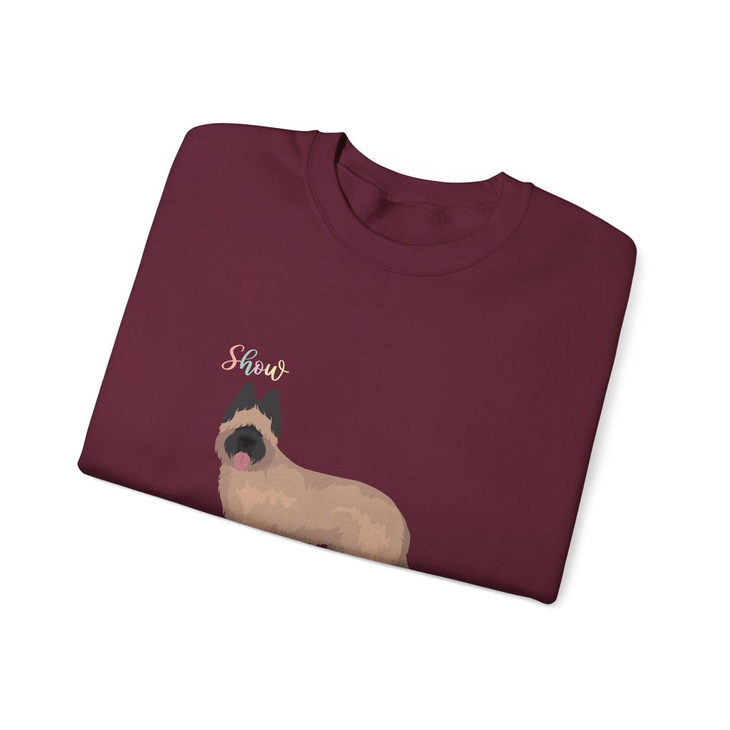 Briard Dog Unisex Heavy Blend Crewneck Sweatshirt