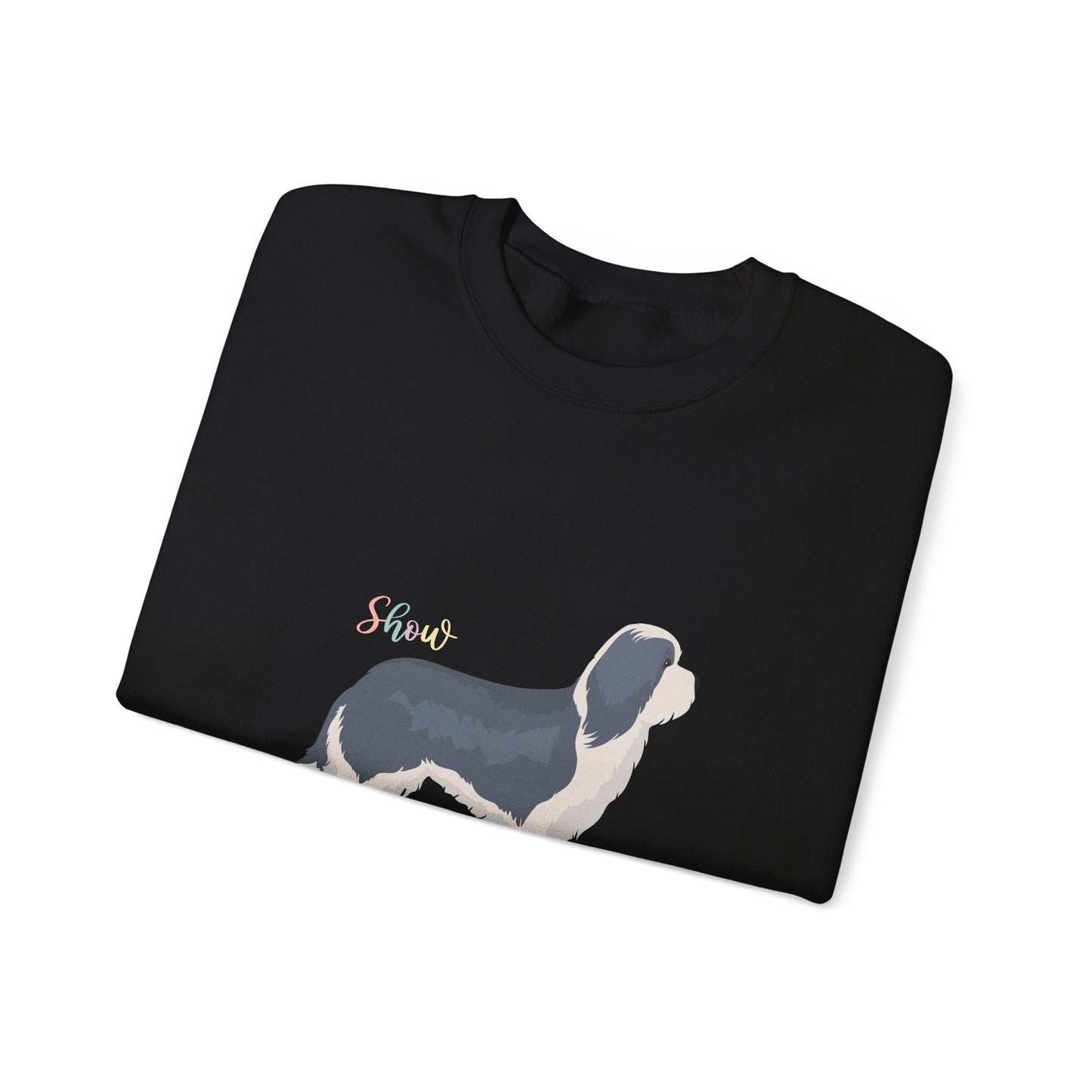Bearded Collie Dog Unisex Heavy Blend Crewneck Sweatshirt