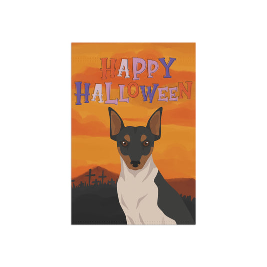 Brazilian Terrier Dog Halloween Garden Flag