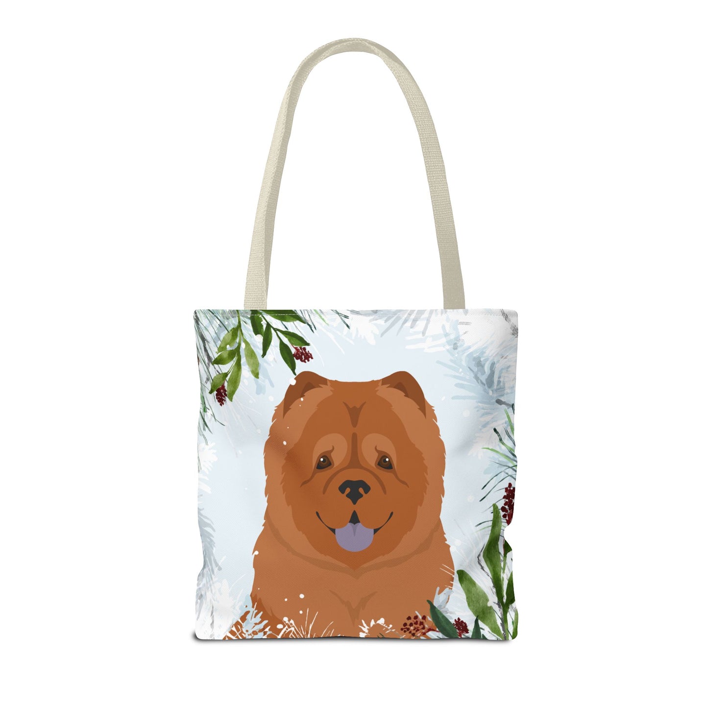 Chow Chow Dog Christmas Holiday Tote Bag 16x16