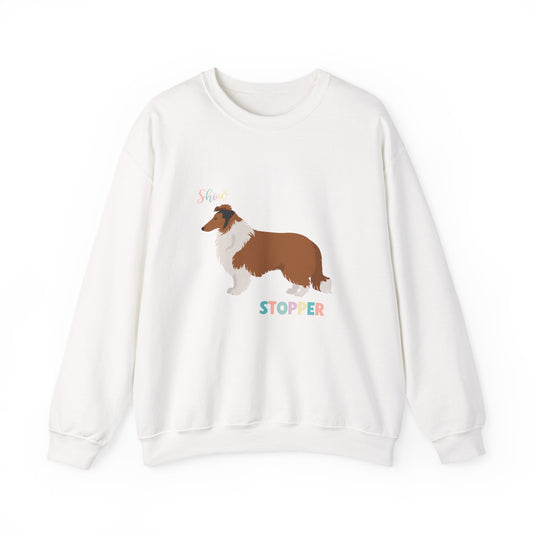 Collie Dog Unisex Heavy Blend Crewneck Sweatshirt