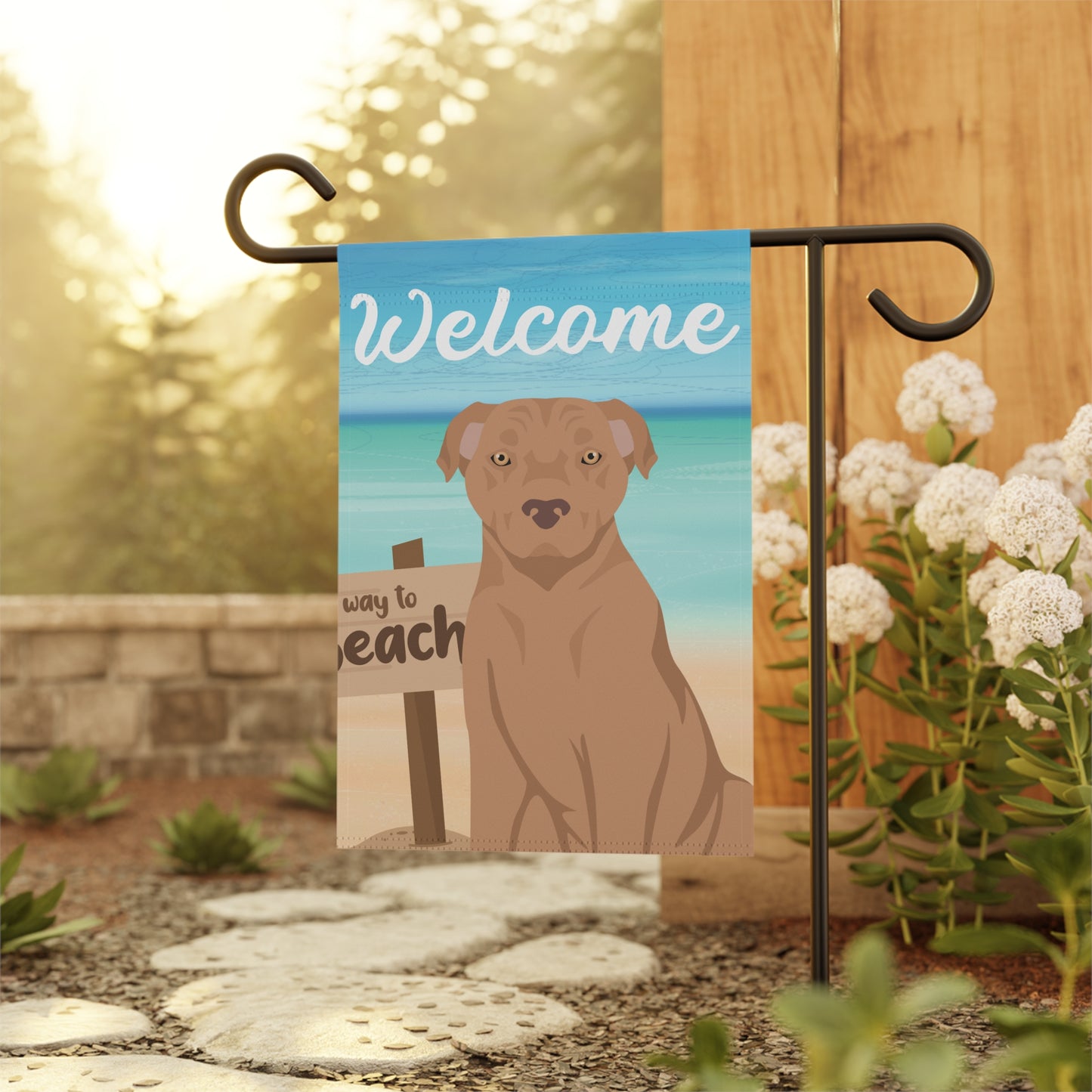 American Staffordshire Terrier Dog Garden Flag