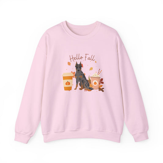 Beauceron Dog Fall Halloween Unisex Heavy Blend Crewneck Sweatshirt