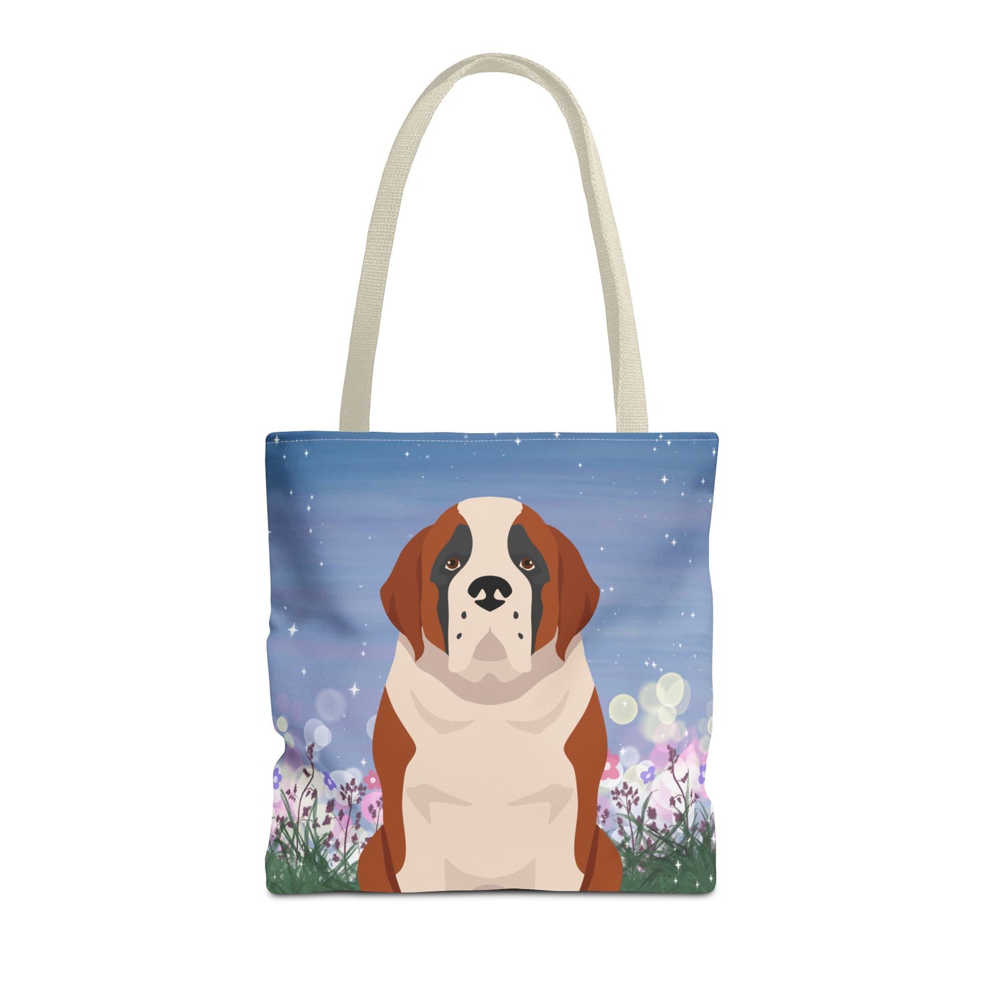 St Bernard Dog Tote Bag 16x16