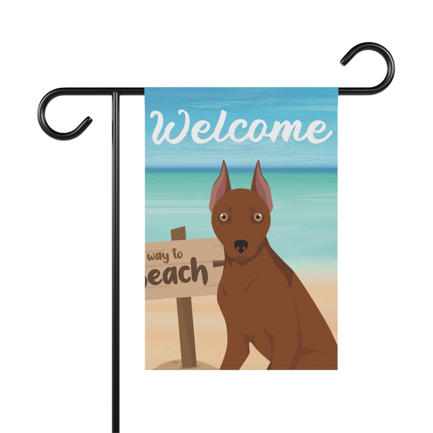 Miniature Pinscher Dog Garden Flag
