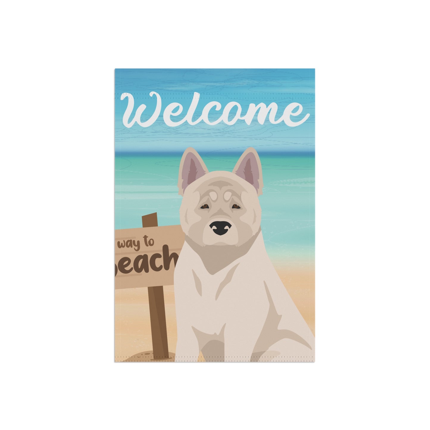 American Akita Dog Garden Flag
