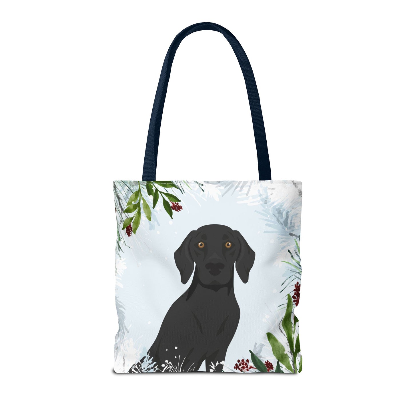 German Shorthaired Pointer Dog Christmas Holiday Tote Bag 16x16