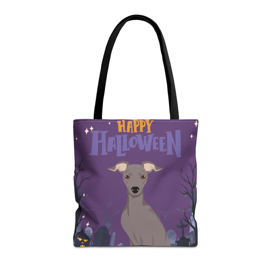 Italian Greyhound Dog Happy Halloween Tote Bag 16x16