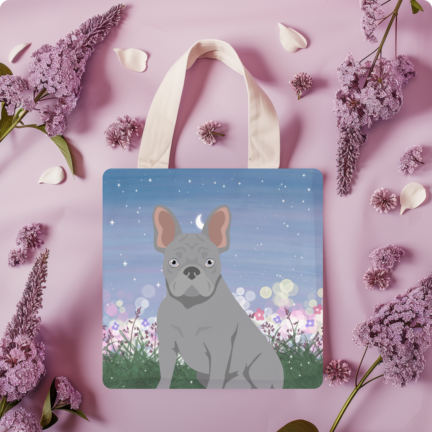 French Bulldog Dog Tote Bag 13x13