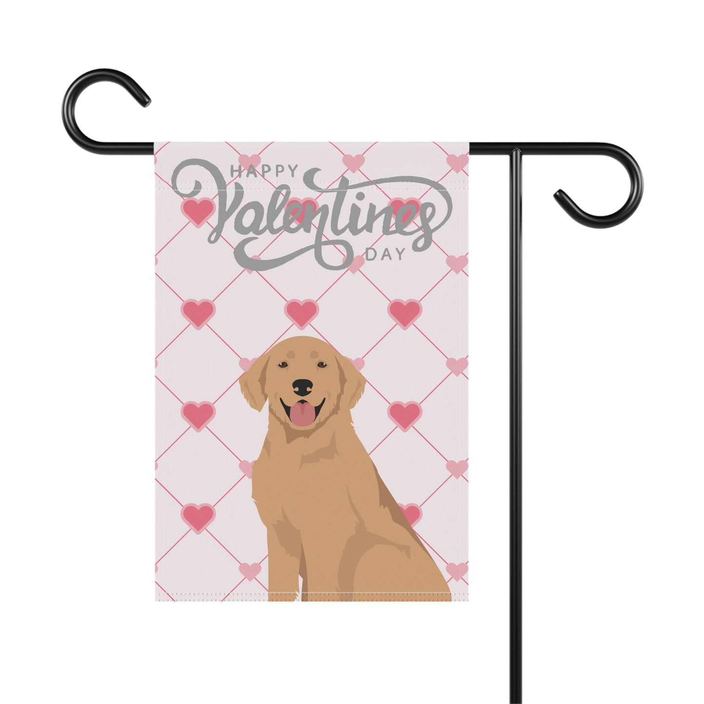 Hovawart Dog Valentines Day Garden Flag