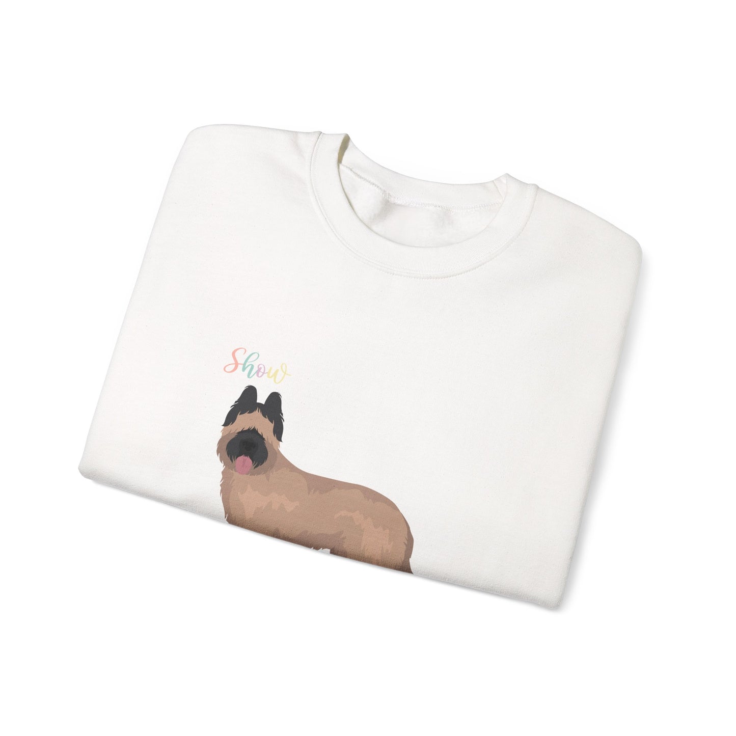 Briard Dog Unisex Heavy Blend Crewneck Sweatshirt