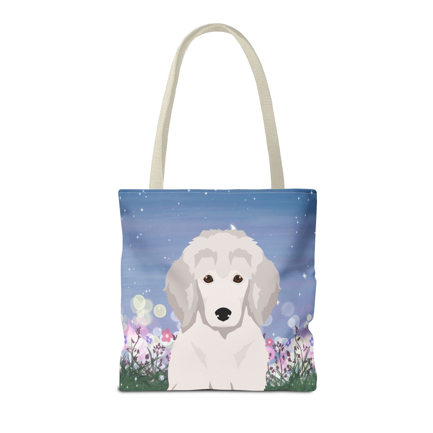 Poodle Dog Tote Bag 16x16