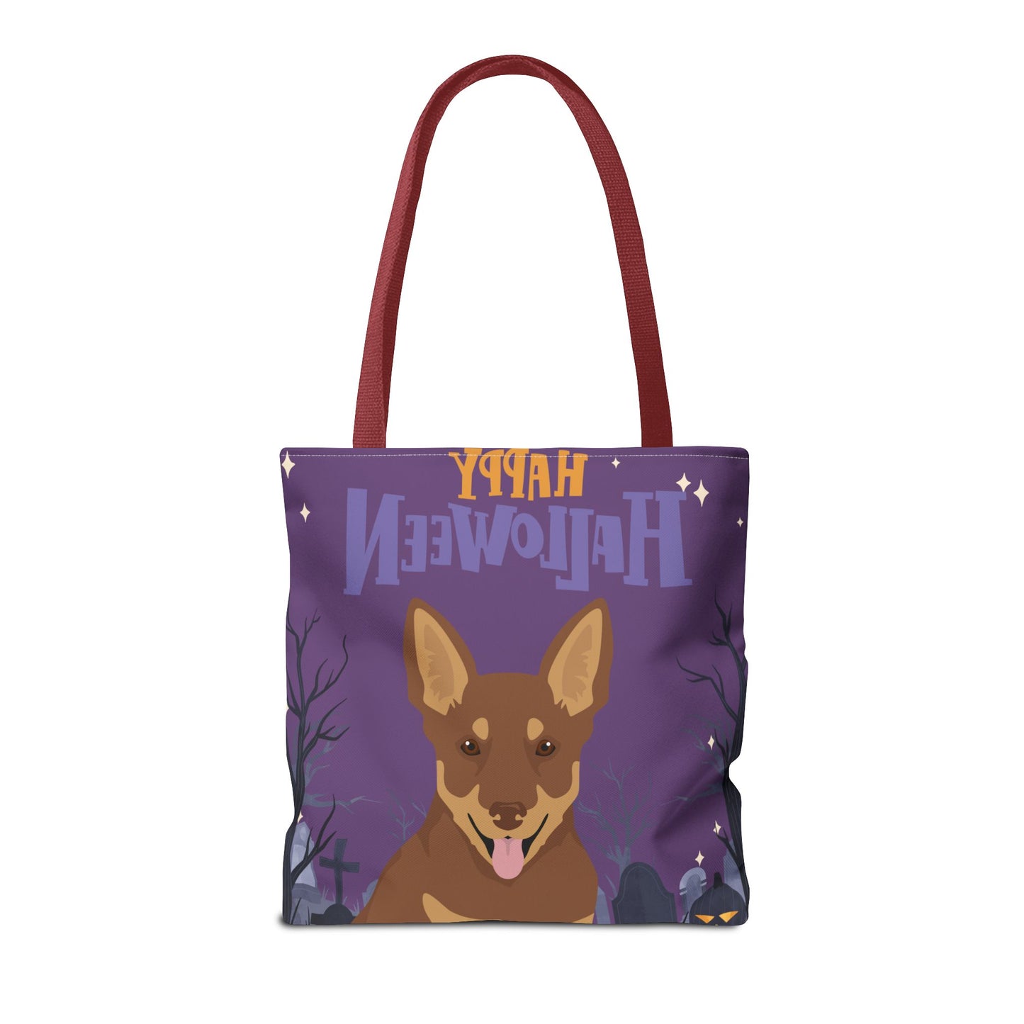 Lancashire Heeler Dog Happy Halloween Tote Bag 16x16