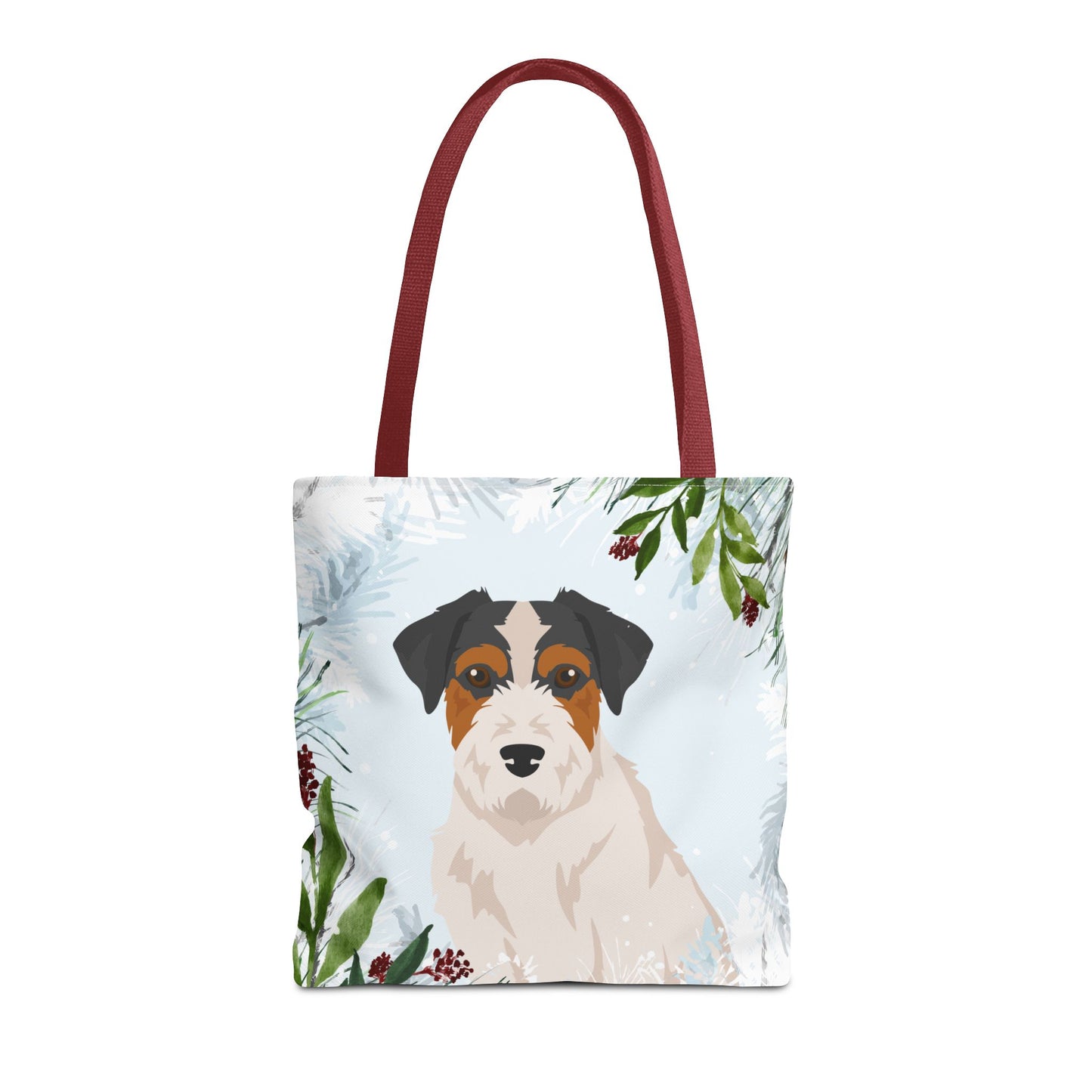 Jack Russell terrier Dog Christmas Holiday Tote Bag 16x16