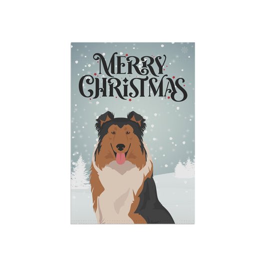 Collie Dog Garden Flag