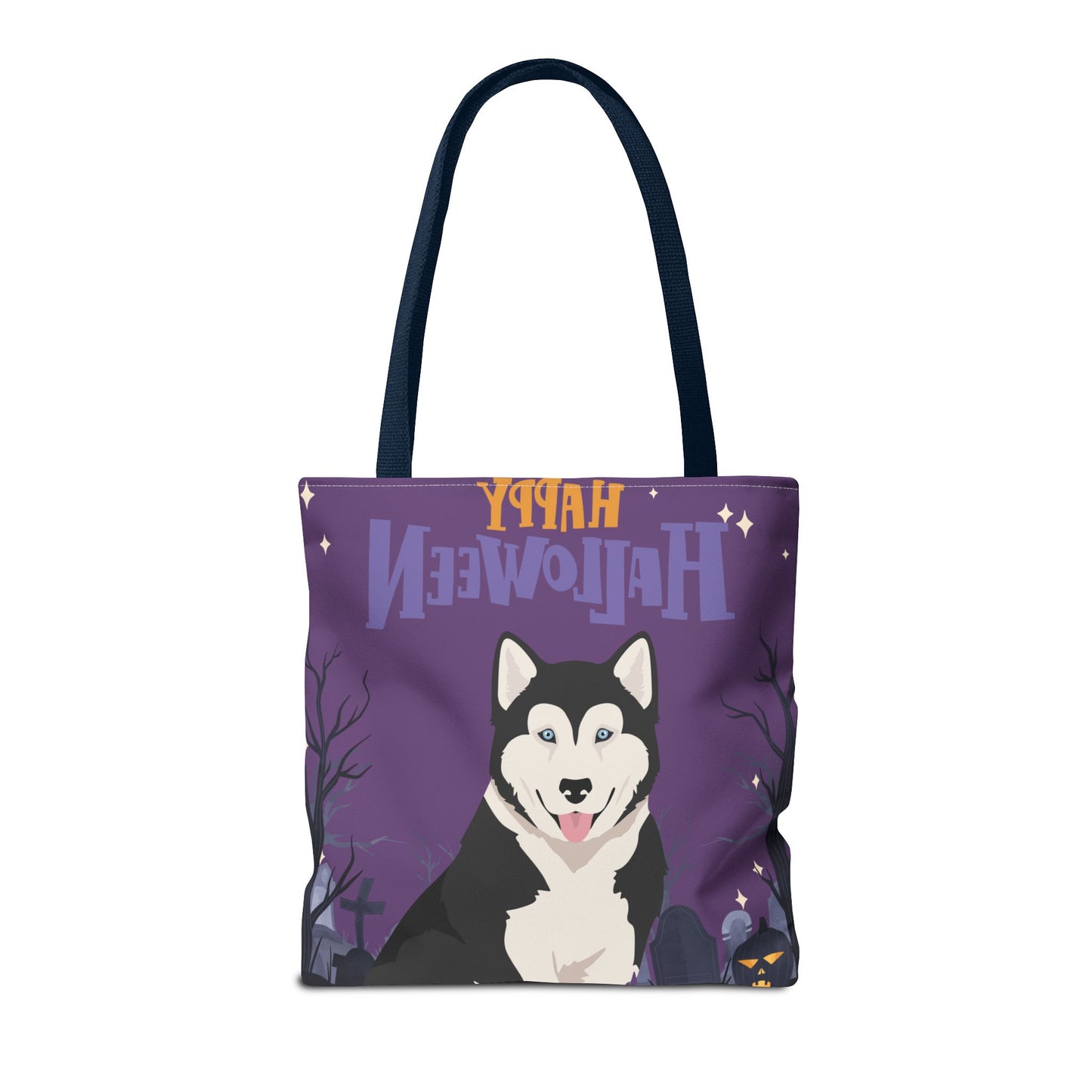 Canadian Inuit Dog Dog Happy Halloween Tote Bag 16x16