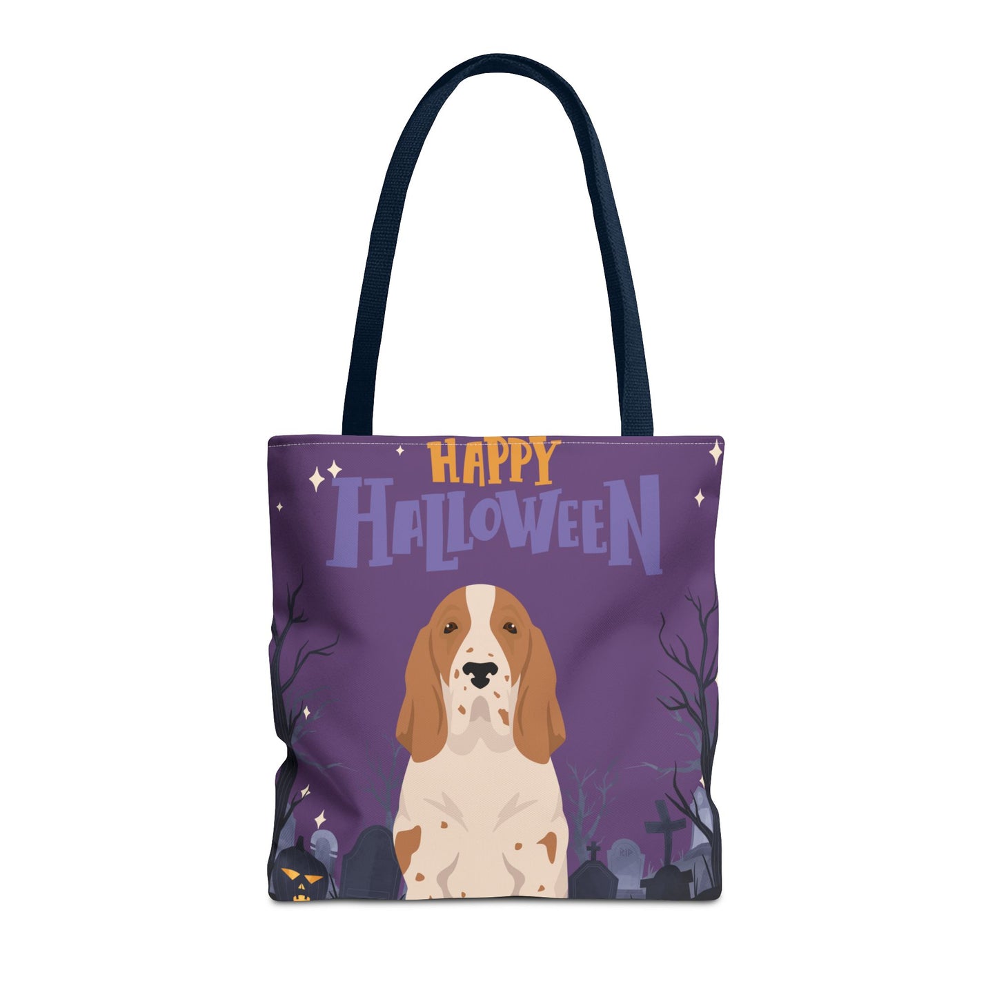Bracco Italiano Dog Happy Halloween Tote Bag 16x16