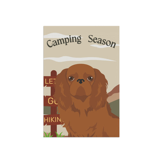 English Toy Spaniel Dog Camping Garden Flag