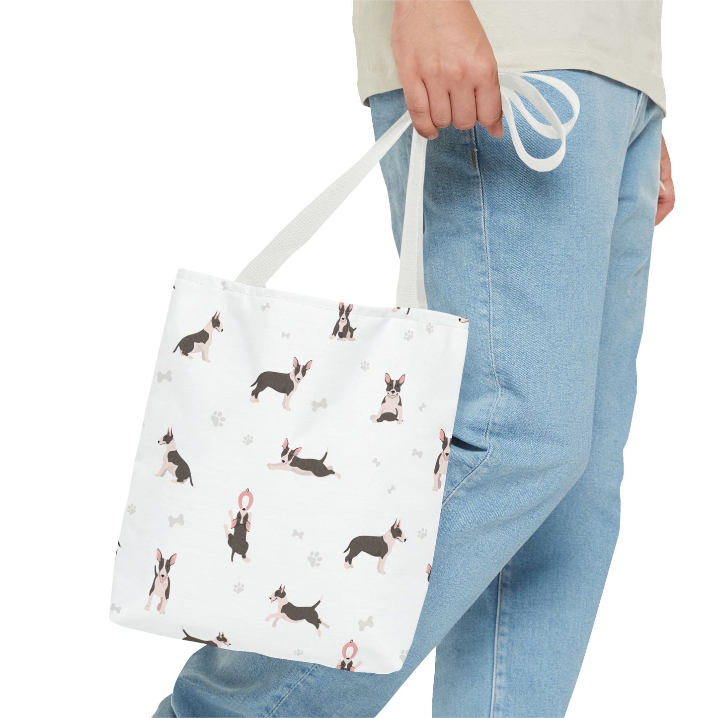 Bull Terrier Dog Tote Bag, Bull Terrier Dog Mom Gift