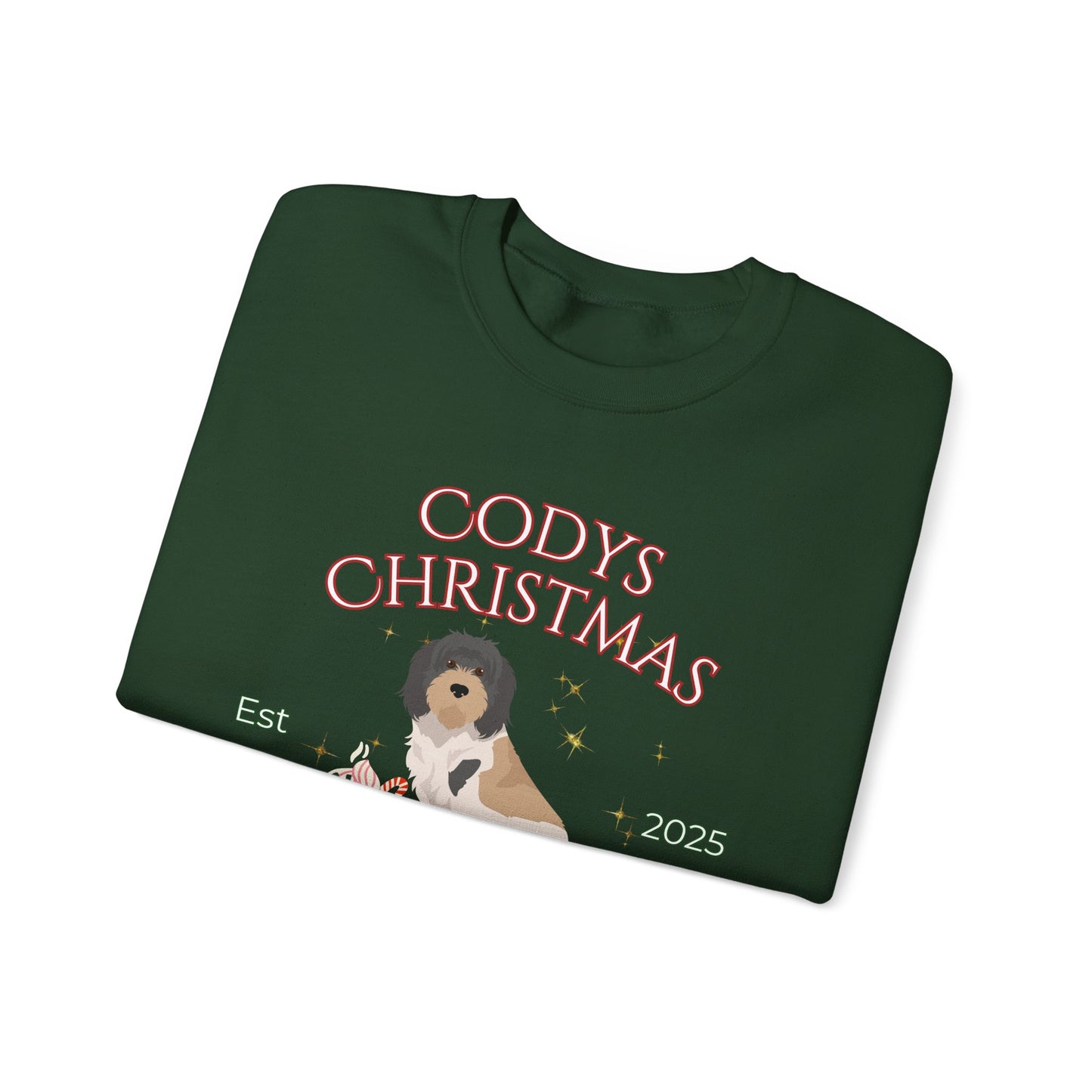 Grand Basset Griffon Vandeen Dog Christmas Social Club Unisex Heavy Blend Crewneck Sweatshirt Custom Name